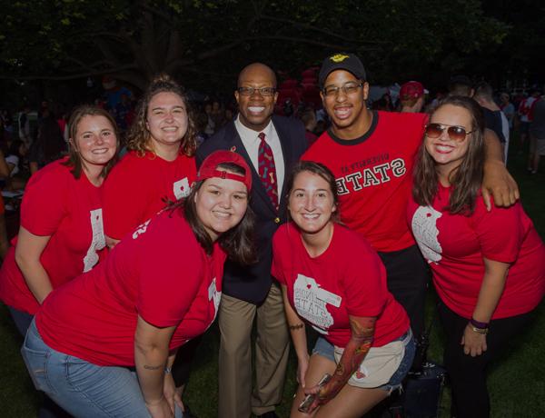 Dean of Students office Grad Assistants and LJ the vice president of student affairs